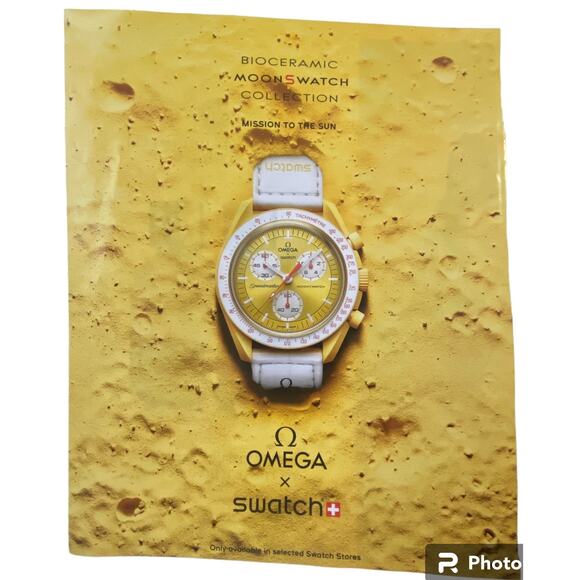 Brunello Cucinelli and Swatch Omega Print Ad Campaign Spring 2024 8x10 Original - Picture 4 of 6